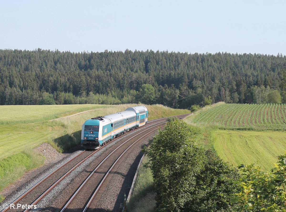 223 070 mit dem ALX79861 München - Hof bei Neudes. 23.06.20