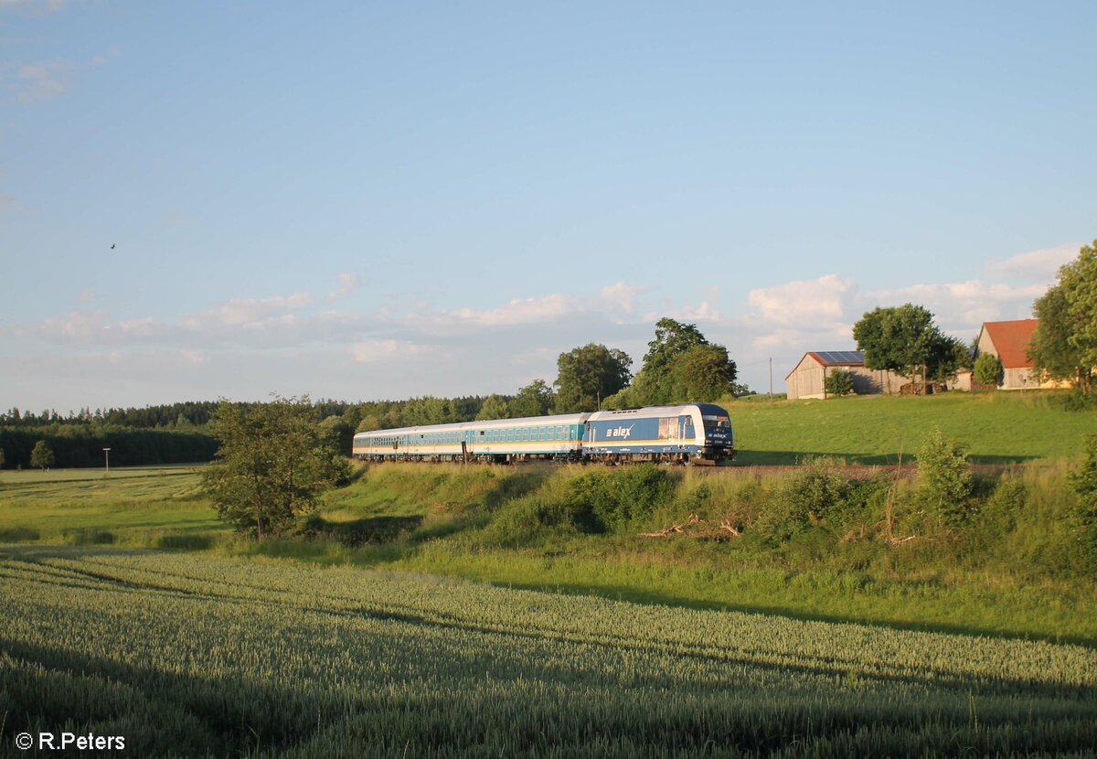 223 081 als ALX RE2 79882 Hof - München bei Escheldorf. 21.06.21