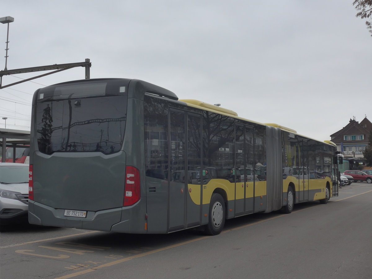 (223'281) - STI Thun - Nr. 170/BE 752'170 - Mercedes am 5. Januar 2021 in Thun, CarTerminal