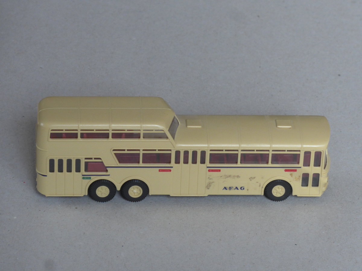 (223'342) - Aus Deutschland: AFAG Flensburg - Mercedes Anderthalbdecker am 3. Februar 2021 in Thun (Modell)