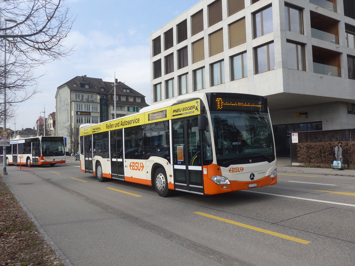 (223'931) - BSU Solothurn - Nr. 87/SO 172'087 - Mercedes am 4. M�rz 2021 beim Hauptbahnhof Solothurn