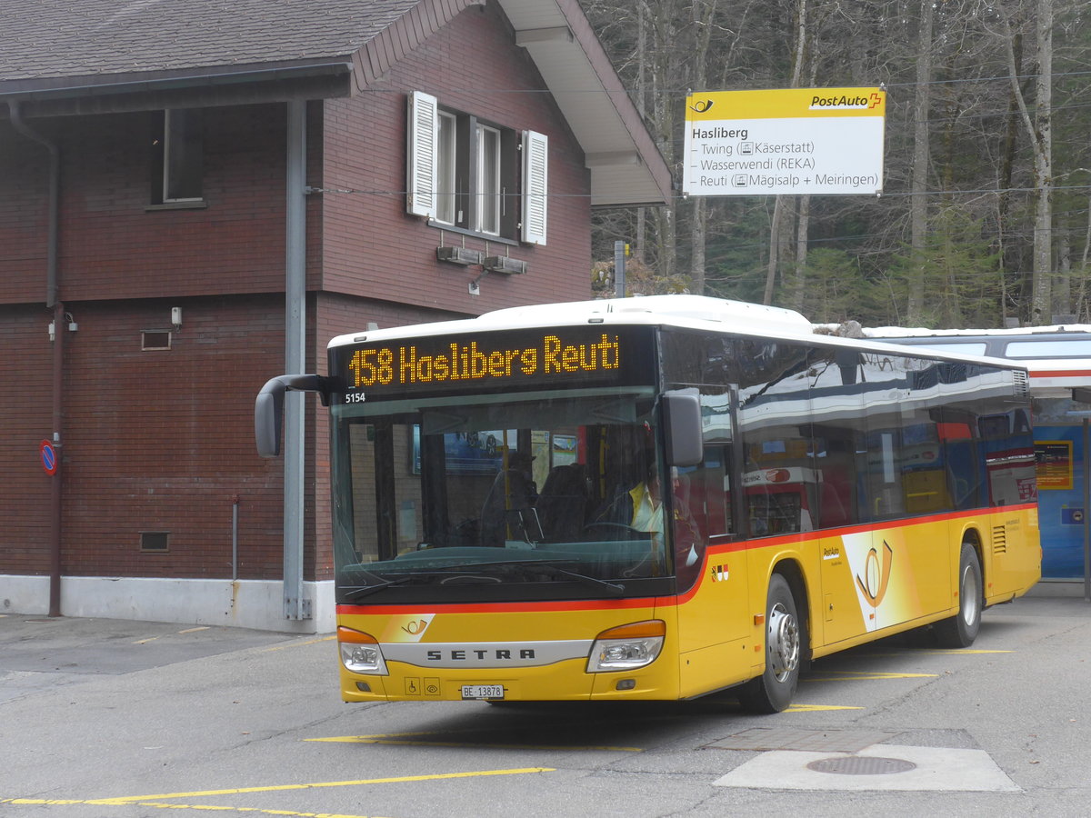 (224'088) - Fl�ck, Brienz - Nr. 0/BE 13'878 - Setra am 13. M�rz 2021 auf dem Br�nigpass