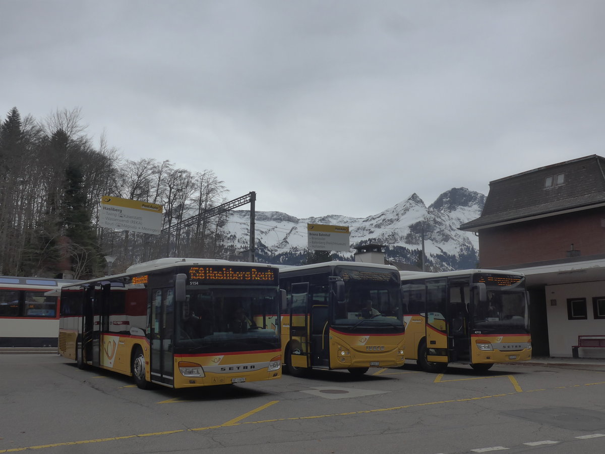 (224'089) - Fl�ck, Brienz - Nr. 0/BE 13'878 - Setra am 13. M�rz 2021 auf dem Br�nigpass