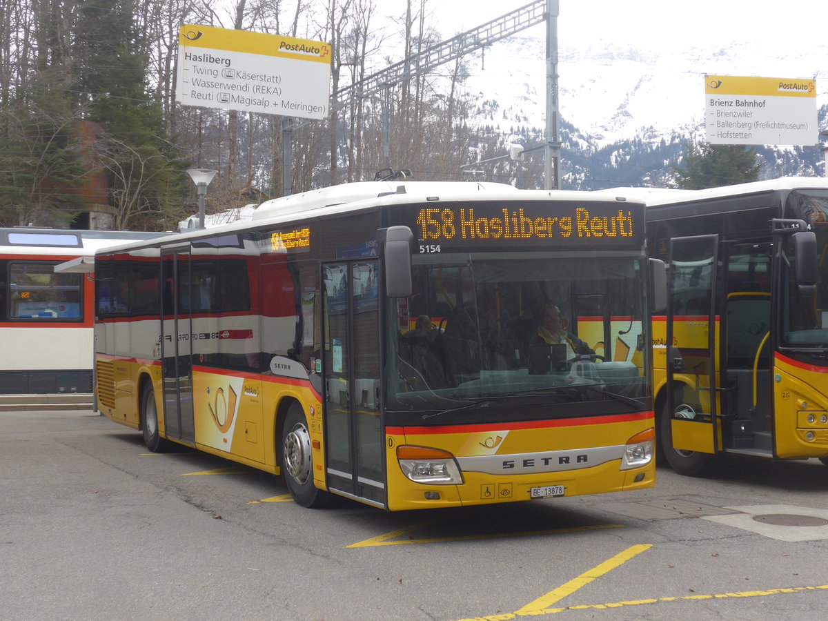 (224'090) - Fl�ck, Brienz - Nr. 0/BE 13'878 - Setra am 13. M�rz 2021 auf dem Br�nigpass
