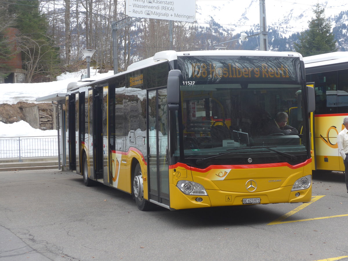 (224'116) - Fl�ck, Brienz - Nr. 7/BE 623'971 - Mercedes am 13. M�rz 2021 auf dem Br�nigpass
