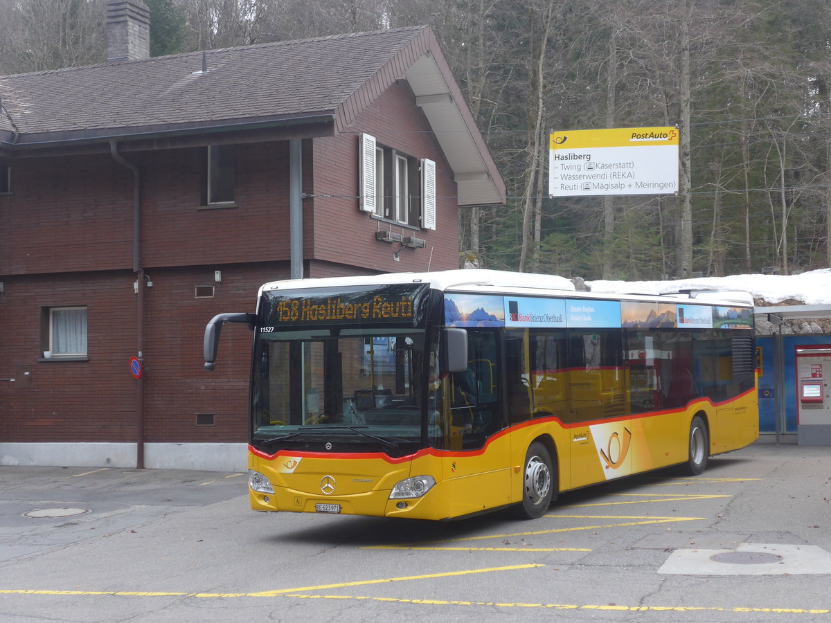 (224'117) - Fl�ck, Brienz - Nr. 7/BE 623'971 - Mercedes am 13. M�rz 2021 auf dem Br�nigpass