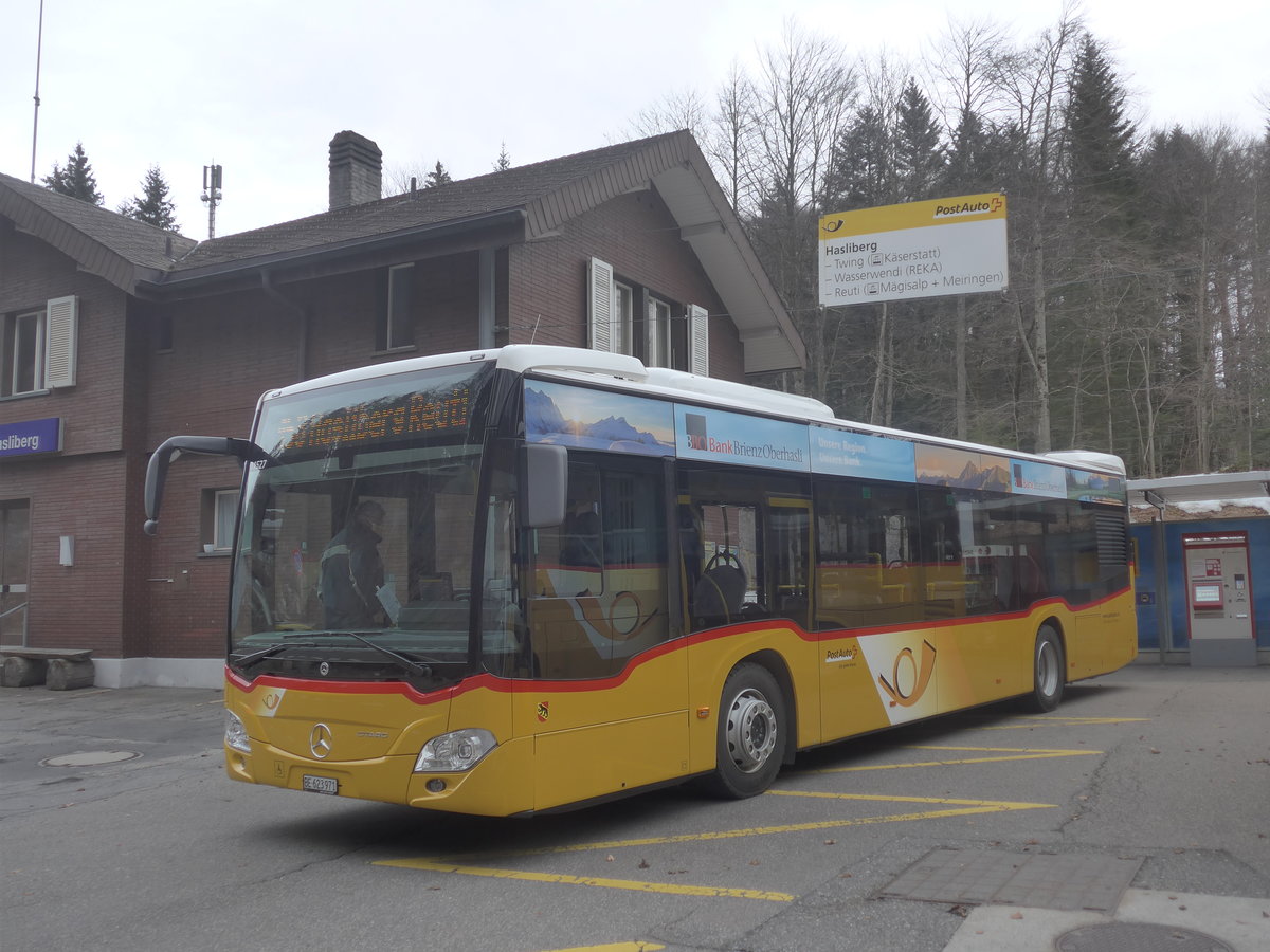(224'118) - Fl�ck, Brienz - Nr. 7/BE 623'971 - Mercedes am 13. M�rz 2021 auf dem Br�nigpass