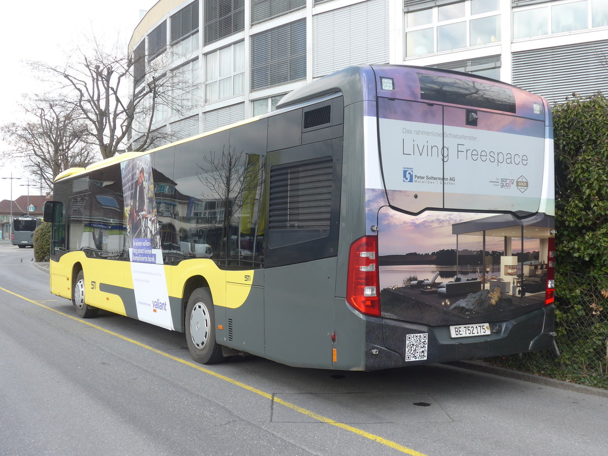 (224'346) - STI Thun - Nr. 175/BE 752'175 - Mercedes am 22. M�rz 2021 bei der Schiffl�ndte Thun
