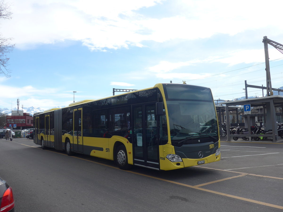 (224'349) - STI Thun - Nr. 705/BE 754'705 - Mercedes am 26. M�rz 2021 i9n Thun, CarTerminal