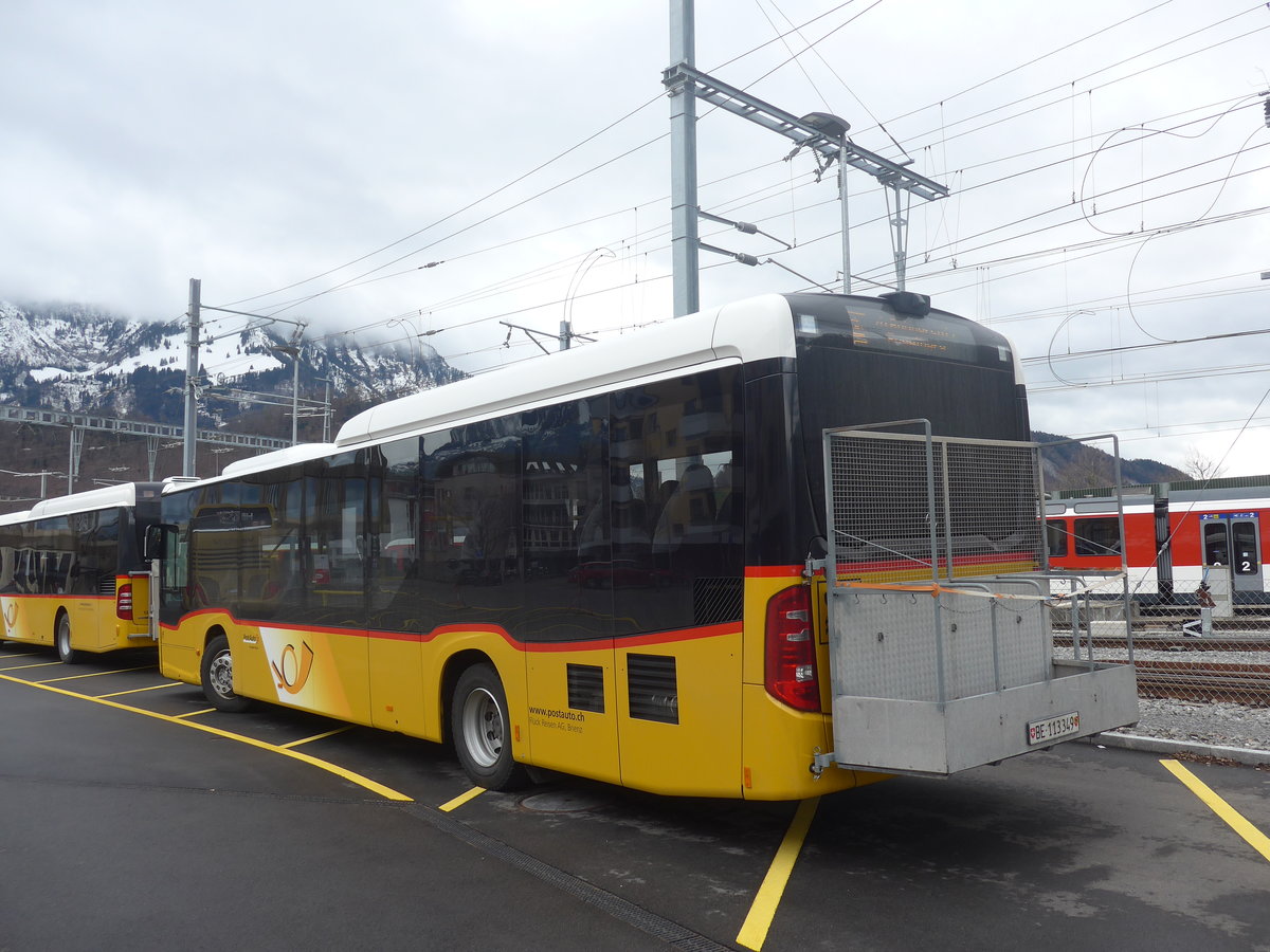 (224'399) - Fl�ck, Brienz - Nr. 5/BE 113'349 - Mercedes am 27. M�rz 2021 beim Bahnhof Stansstad