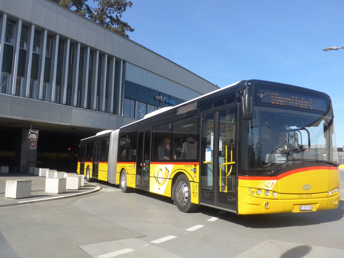 (224'633) - PostAuto Bern - Nr. 683/BE 813'683 - Solaris am 29. M�rz 2021 in Bern, Postautostation