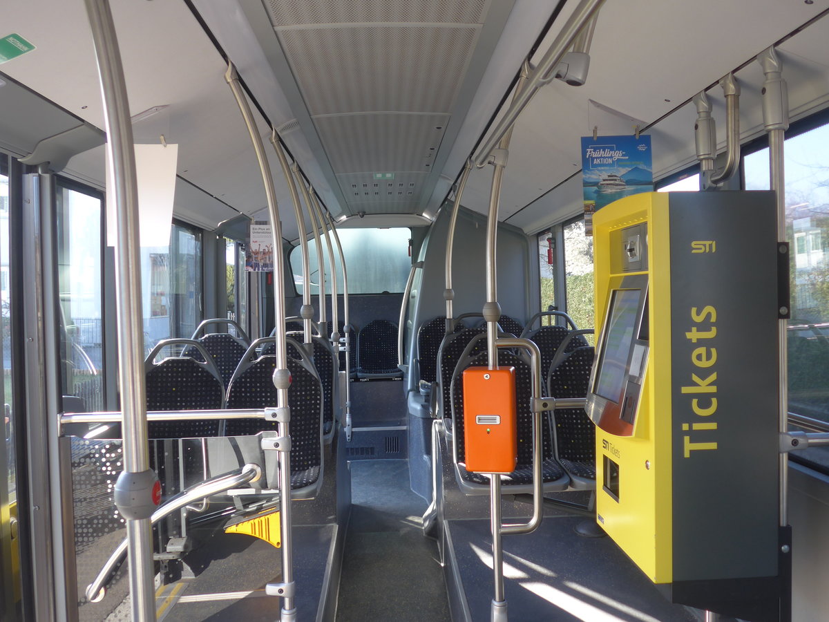 (224'649) - STI Thun - Nr. 175/BE 752'175 - Mercedes am 31. M�rz 2021 in Thun-Lerchenfeld, Endstation (Innenaufnahme)