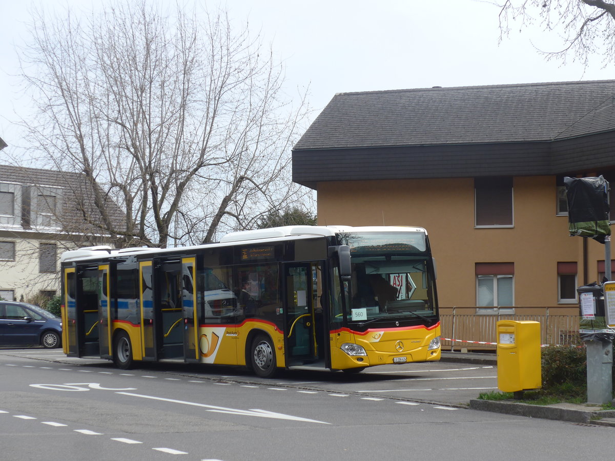 (224'824) - H�fliger, Sursee - Nr. 33/LU 206'424 - Mercedes am 5. April 2021 beim Bahnhof Hergiswil