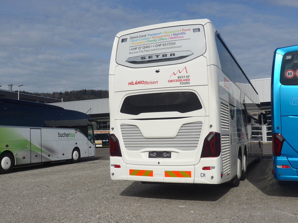 (224'871) - Hil�rio, Sch�tz - Setra am 11. April 2021 in Winterthur, EvoBus