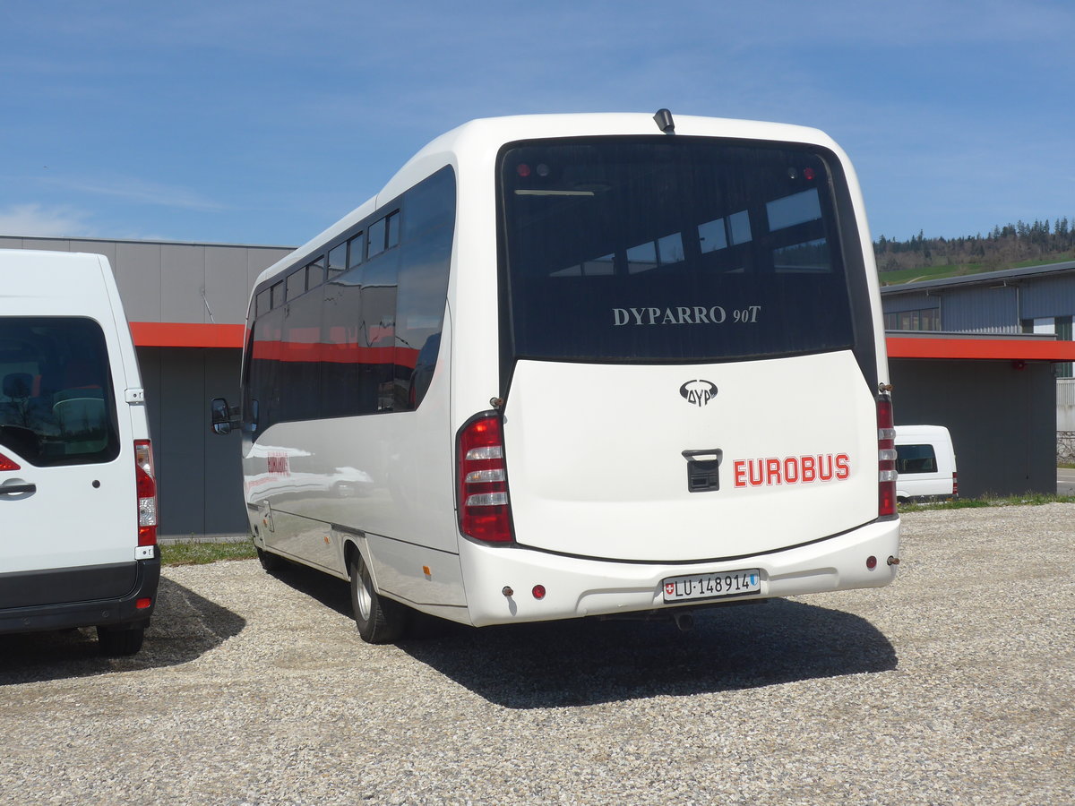 (224'930) - H�fliger, Sursee - Nr. 29/LU 148'914 - Dyparro am 11. April 2021 in Ruswil, Garage ARAG