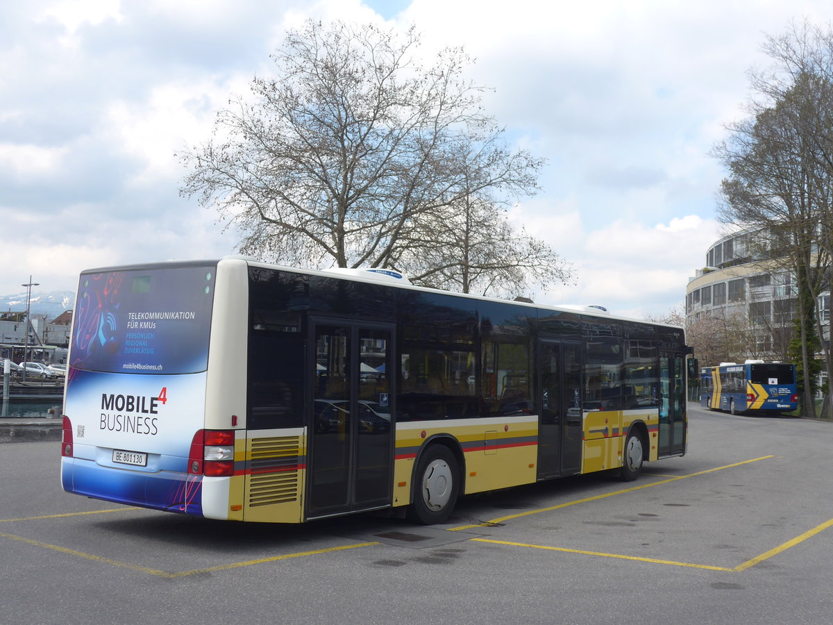 (225'000) - STI Thun - Nr. 130/BE 801'130 - MAN am 15. April 2021 bei der Schifflndte Thun