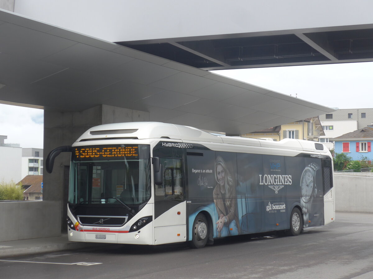 (225'385) - BS Sierre - VS 133'225 - Volvo am 1. Mai 2021 in Sierre, Busbahnhof
