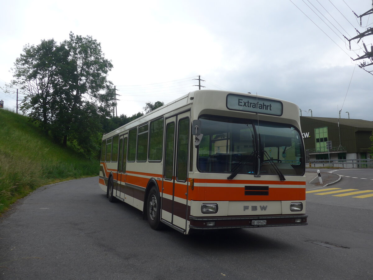 (225'761) - Wegmller, Mnsingen - BE 399'675 - FBW/R&J (ex Bamert, Wollerau) am 6. Juni 2021 in Kssnacht, Rest. Frohsinn