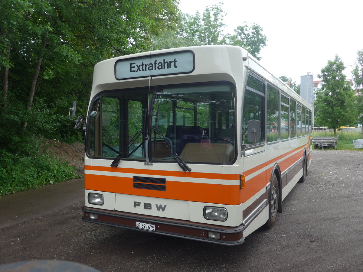 (225'782) - Wegm�ller, M�nsingen - BE 399'675 - FBW/R&J (ex Bamert, Wollerau) am 6. Juni 2021 in Wetzikon, FBW-Museum