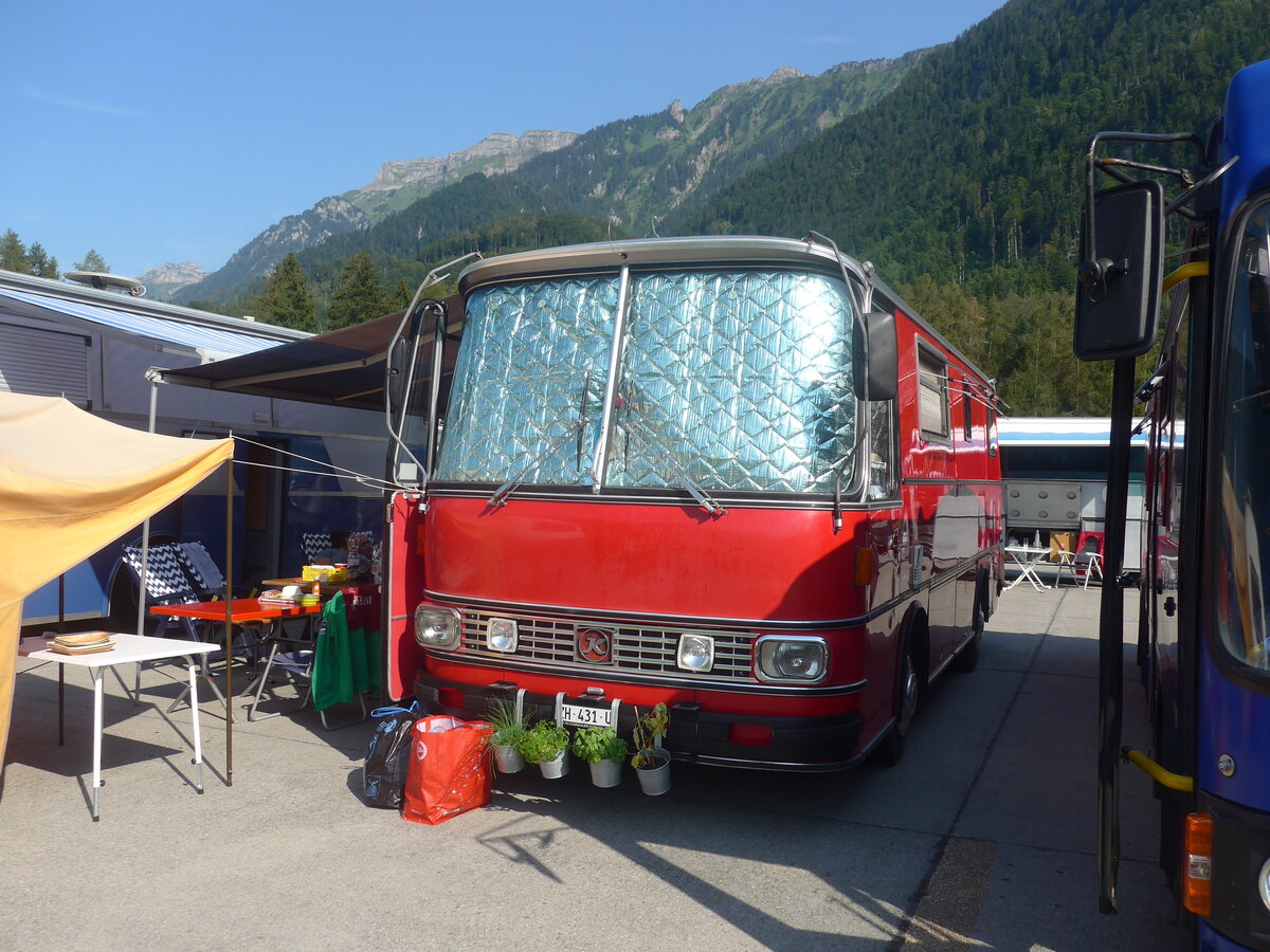 (227'482) - Beer, Obfelden - ZH 431 U - Setra am 21. August 2021 in Interlaken, Flugplatz