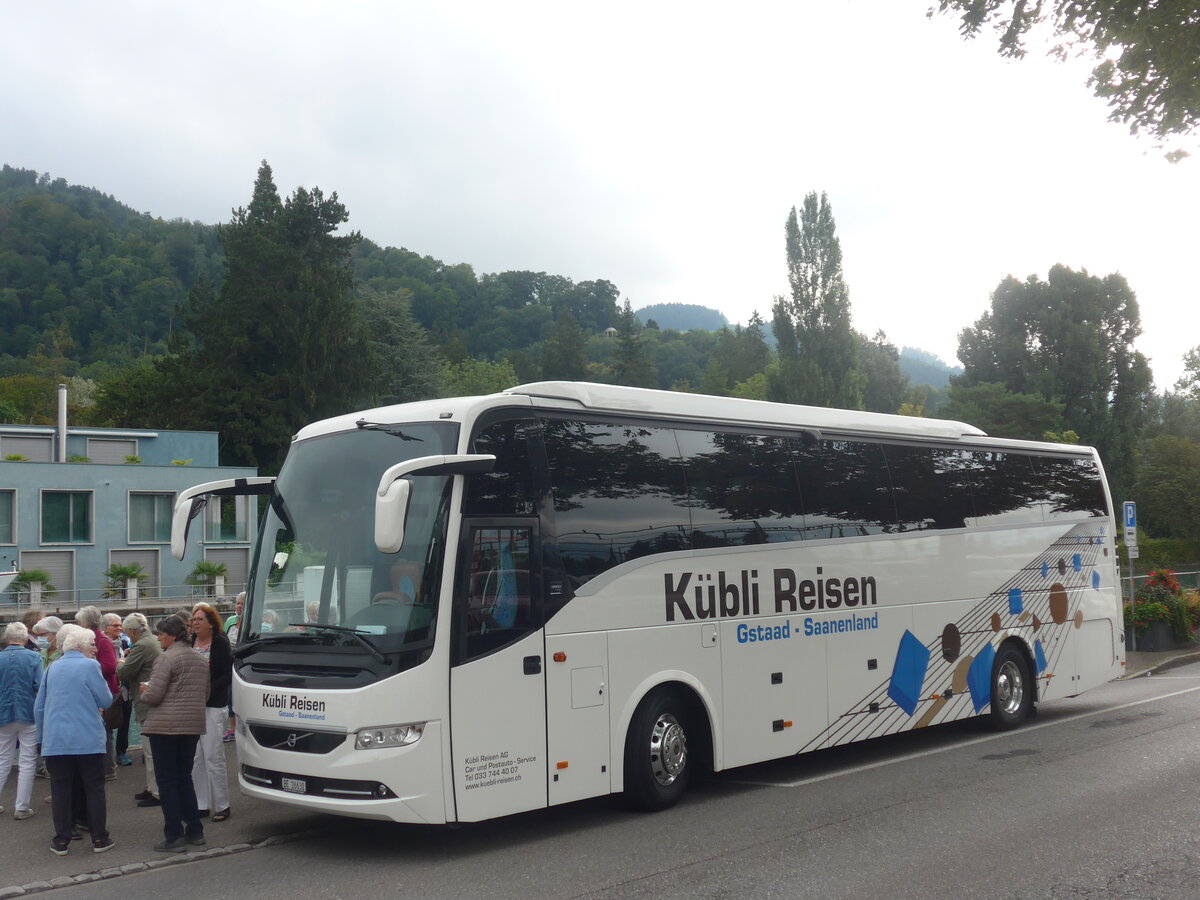 (227'532) - K�bli, Gstaad - BE 26'632 - Volvo am 25. August 2021 bei der Schiffl�ndte Thun