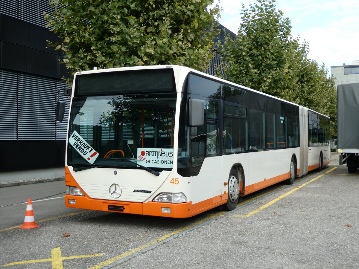 (228'301) - BSU Solothurn - Nr. 45 - Mercedes am 25. September 2021 in Biel, Rattinbus