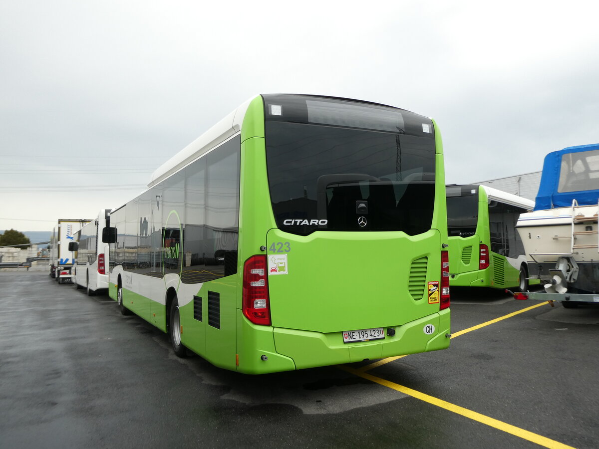 (228'722) - transN, La Chaux-de-Fonds - Nr. 433 - Mercedes am 3. Oktober 2021 in Kerzers, Interbus