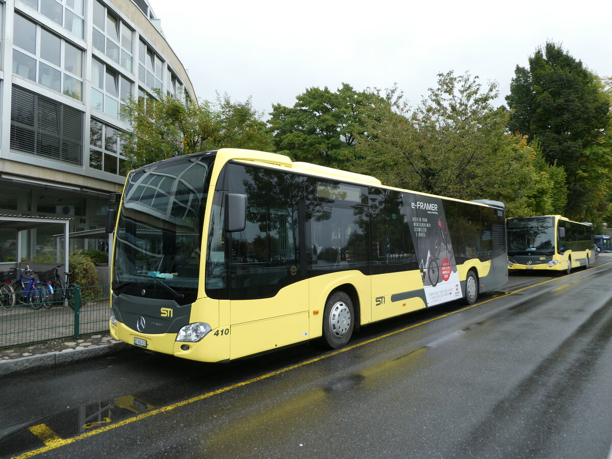 (228'732) - STI Thun - Nr. 410/BE 866'410 - Mercedes am 4. Oktober 2021 bei der Schiffl�ndte Thun