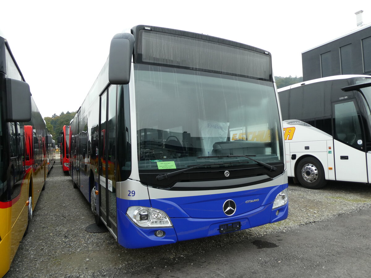 (229'297) - VZO Gr�ningen - Nr. 29 - Mercedes am 16. Oktober 2021 in Winterthur, EvoBus