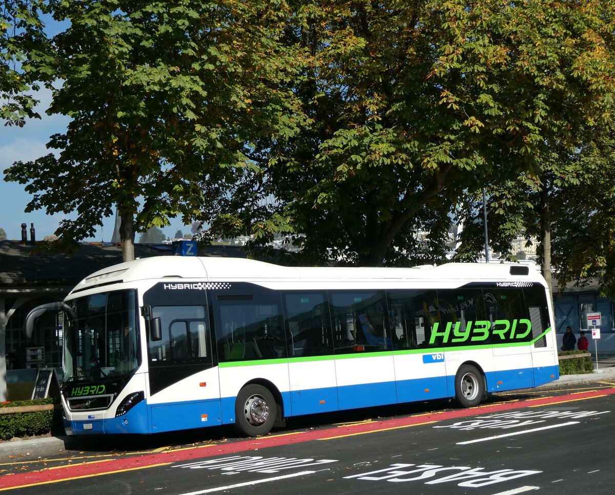 (229'357) - VBL Luzern - Nr. 54/LU 287'201 - Volvo am 16. Oktober 2021 beim Bahnhof Luzern