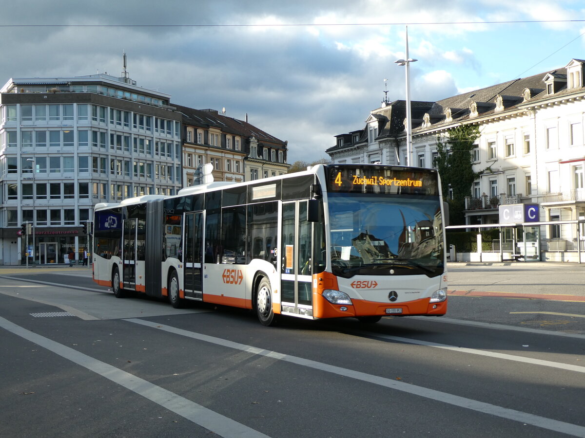 (230'201) - BSU Solothurn - Nr. 53/SO 155'953 - Mercedes am 8. November 2021 beim Hauptbahnhof Solothurn