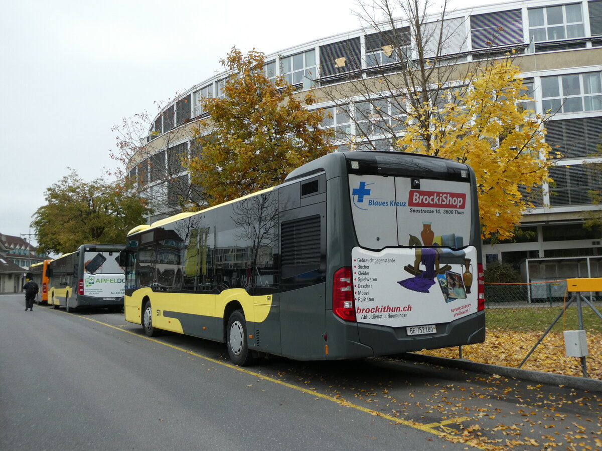 (230'774) - STI Thun - Nr. 180/BE 752'180 - Mercedes am 15. November 2021 bei der Schiffl�ndte Thun