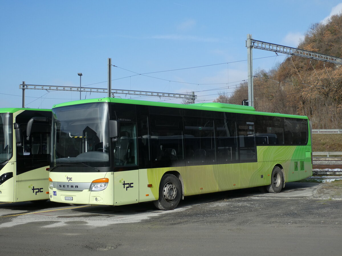(231'461) - TPC Aigle - Nr. 33/VD 262'862 - Setra (ex Vol�nbusz, H-Budapest) am 18. Dezember 2021 in Aigle, D�p�t