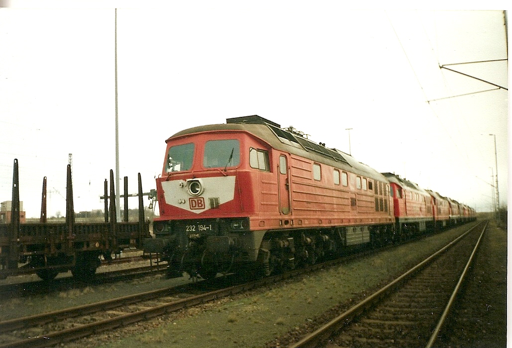 232 194 nach ihrer Ankunft in Mukran.