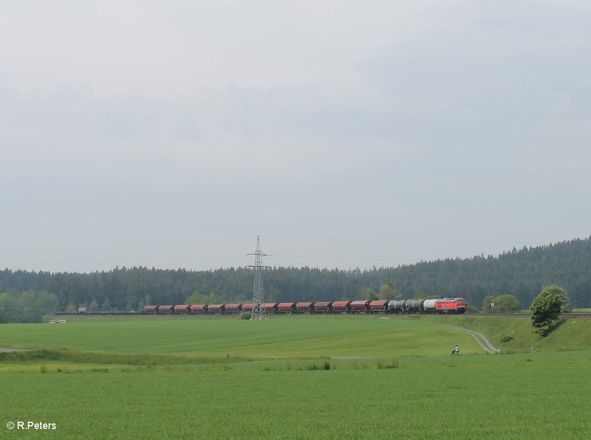 232 252 zieht kurz vor Marktleuthen den 51712 NNR - LE Frankenwald Umleiter. 28.05.16