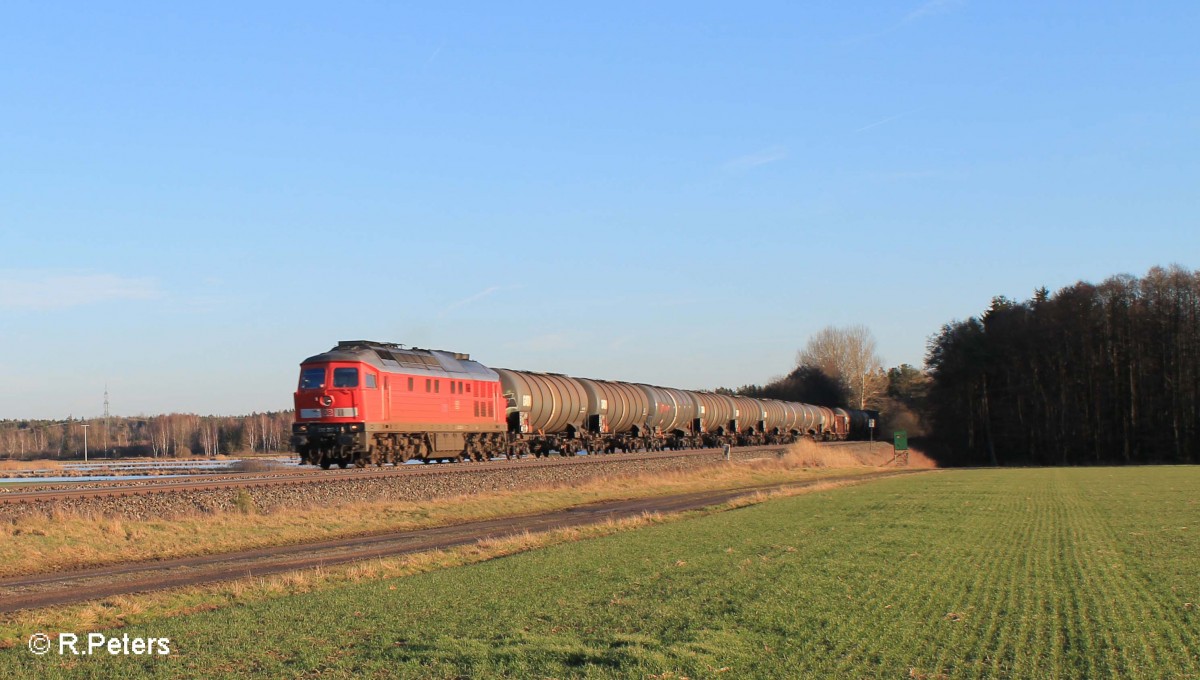 232 262-5 zieht bei Oberteich den Frankenwald-Umleiter 51724 NNR - LLE. 29.01.16