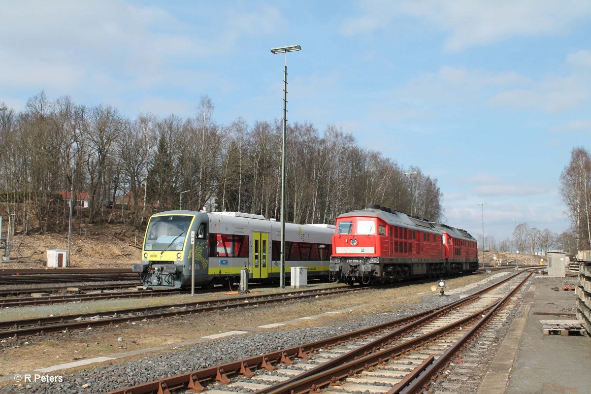 232 359 und 388 abgestellt in Marktredwitz 22.03.15