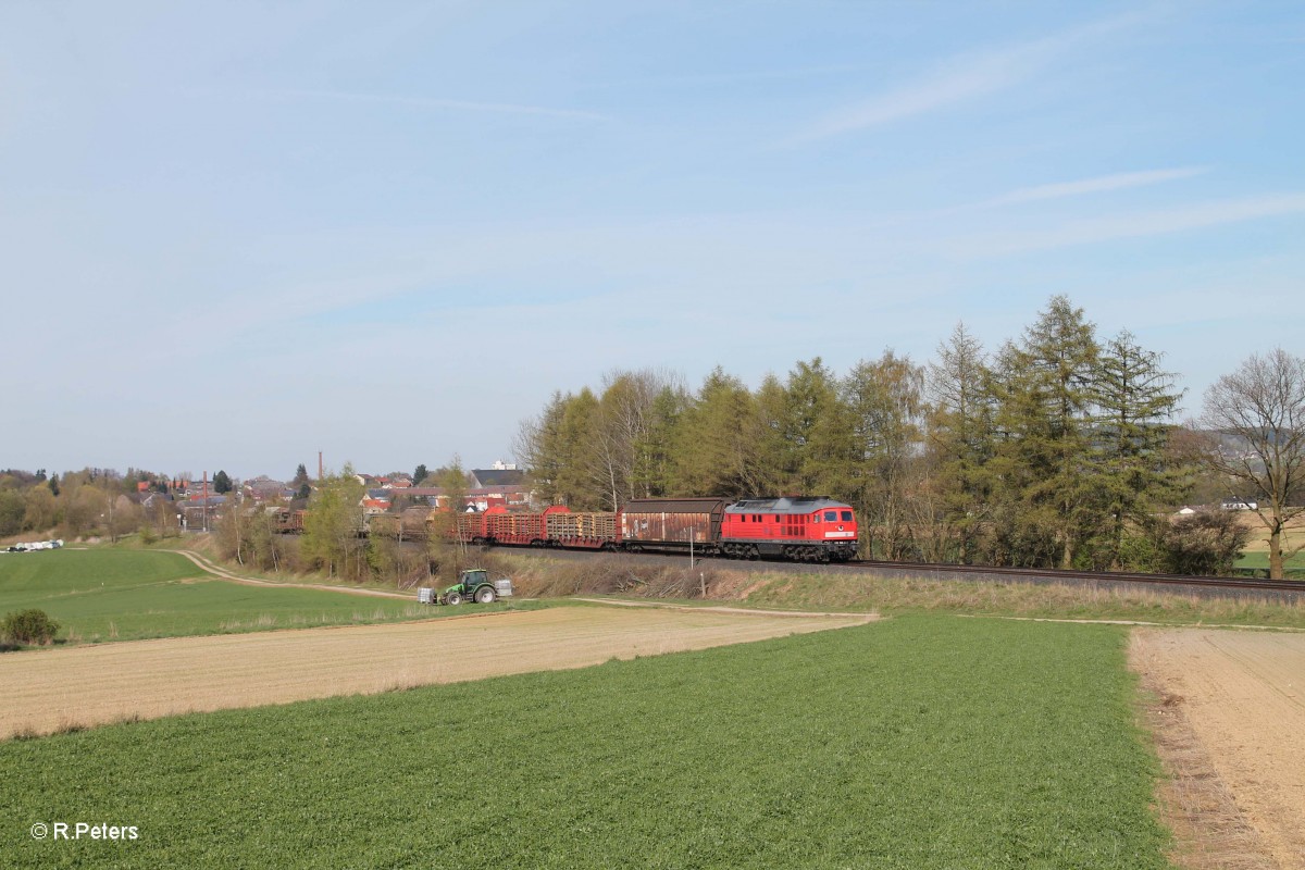 232 359 mit dem 51651Frankenwald Umleiter Leipzig Engelsdorf - Nütnberg bei Waldershof. 17.04.14