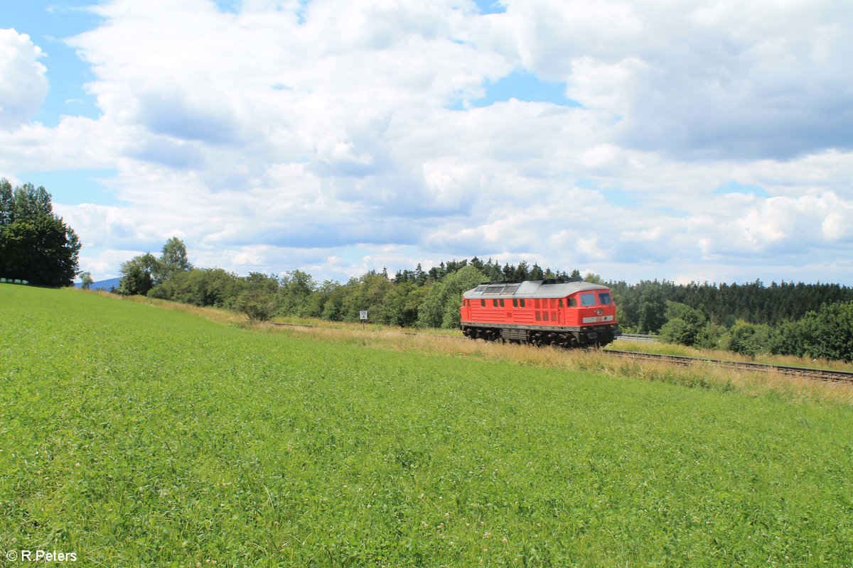 232 428 rollt Lz bei Brand bei Marktredwitz in Richtung Cheb. 12.07.20