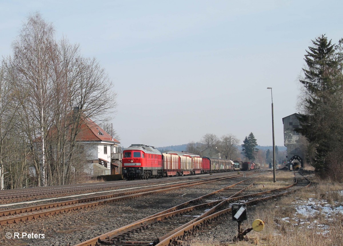 232 469-7 mit dem 51723 NNR - LLE Frankenwaldumleiter in Pechbrunn. 27.02.16