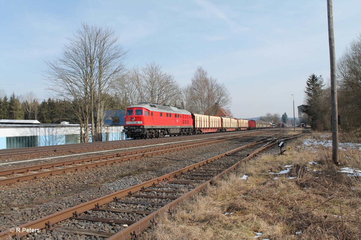 232 469-7 mit dem 51723 NNR - LLE Frankenwaldumleiter in Pechbrunn. 27.02.16