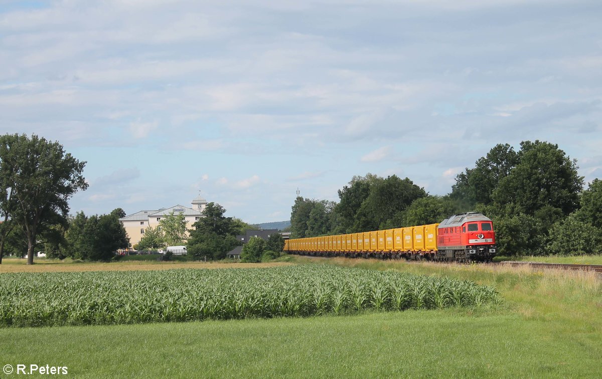 232 569 mit dem 45390 XTCH - XBS bei Rothenstadt bei Weiden. 02.07.20