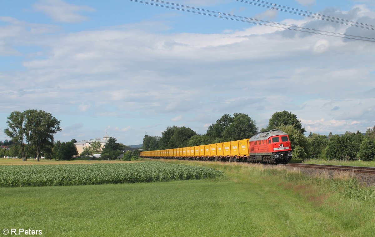 232 569 mit dem 45390 XTCH - XBS bei Rothenstadt bei Weiden. 02.07.20