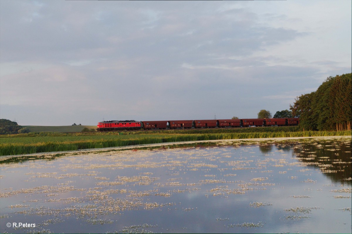 232 571 mit dem GM47341 M.Johanniskirchen /Garching - Ostrava Leerkohle, Furth im Wald Umleiter über Cheb bei Oberteich. 15.06.15