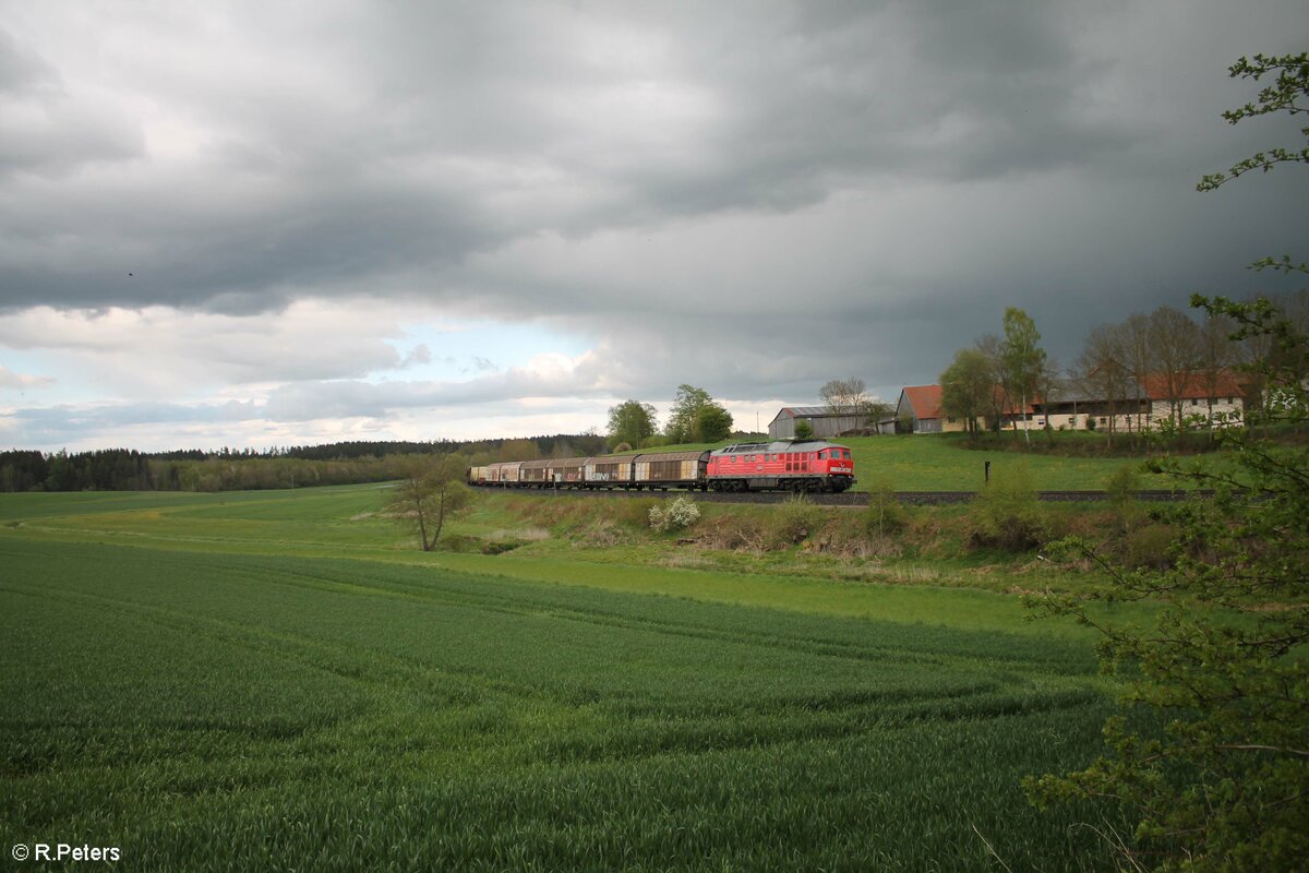 232 609-8 mit dem EZ 45366 XTCH - NNR bei Escheldorf. 18.05.21