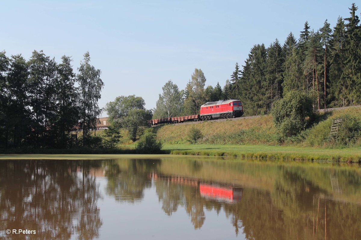 232 909-2 zieht bei Oberteich den 45367 NNR - XTCH. 12.09.16