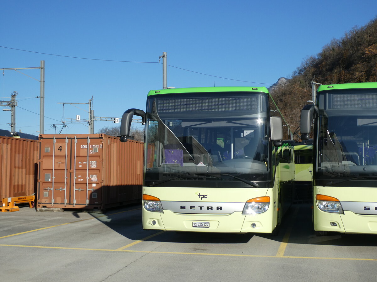 (232'339) - TPC Aigle - Nr. 19/VS 325'127 - Setra am 23. Januar 2022 in Aigle, D�p�t