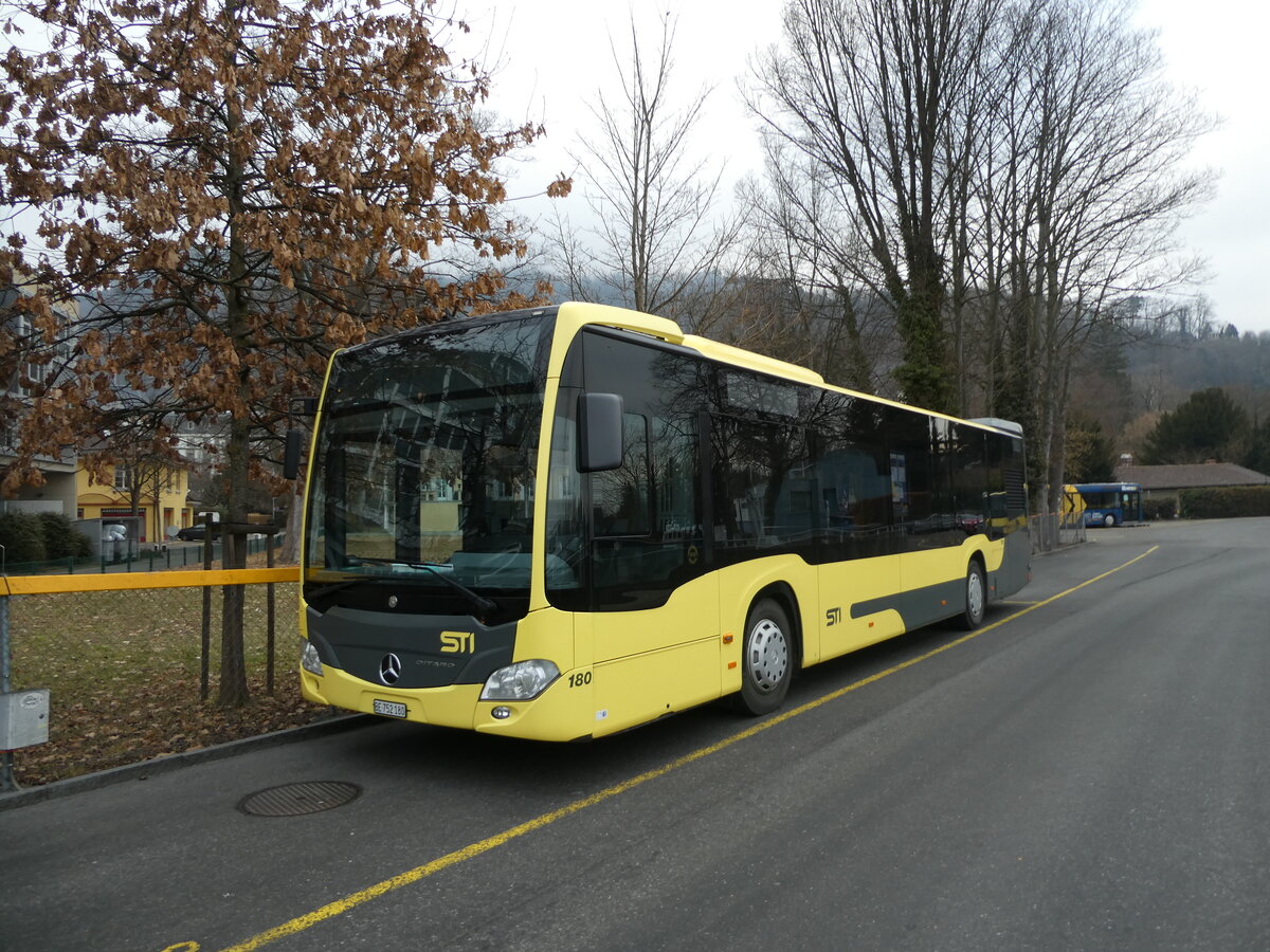 (232'405) - STI Thun - Nr. 180/BE 752'180 - Mercedes am 24. Januar 2022 bei der Schiffl�ndte Thun