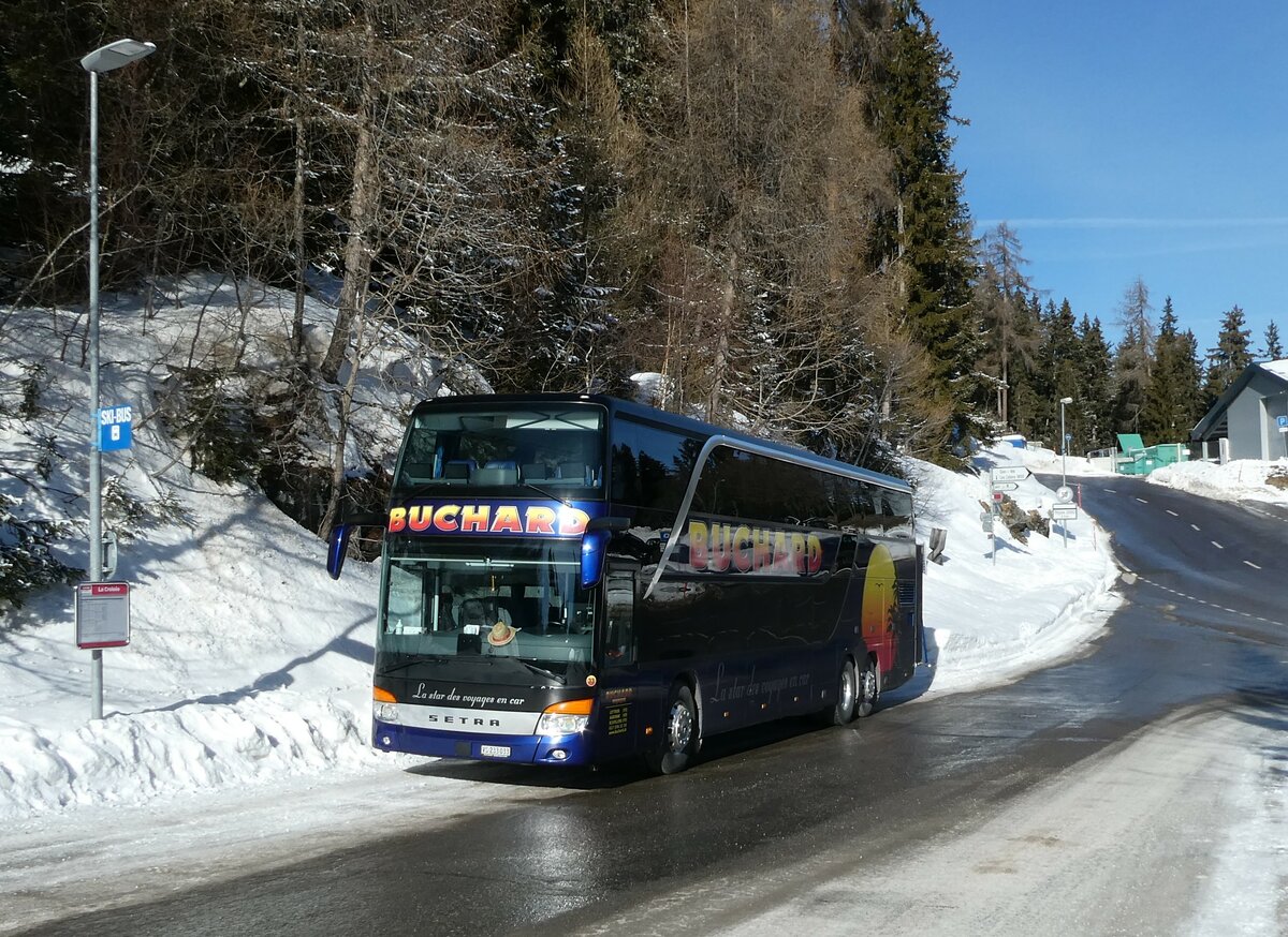 (232'770) - Buchard, Leytron - Nr. 33/VS 233'033 - Setra am 12. Februar 2022 in Les Collons, La Crois�e
