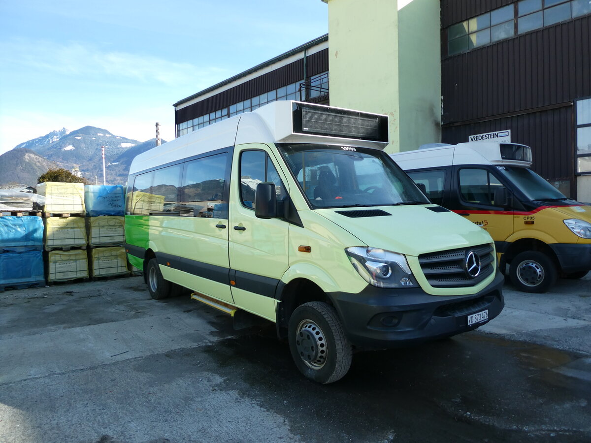 (232'780) - TPC Aigle - VD 373'476 - Mercedes (ex Nr. CP29) am 12. Februar 2022 in Collombey, Garage